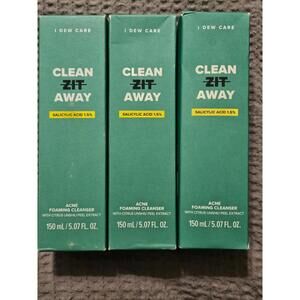 Salicylic Acid Acne Foam Cleanser Face Wash - 3 band new bottles | 5.07 Fl oz